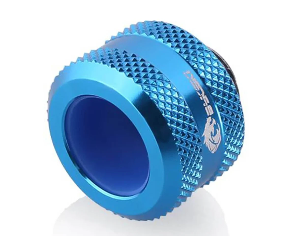 Bykski B-FTHTJ-L14-B G1/4" 14mm OD rigid fitting - Blue - Image 3