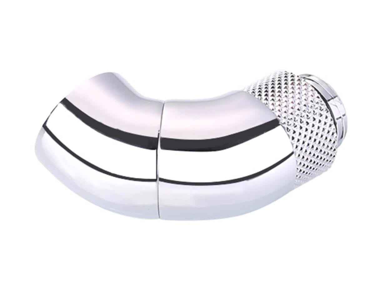 Bykski B-RD90-SK-SNB G1/4" male-female double 45 degree rotary elbow fitting - Black - Image 2