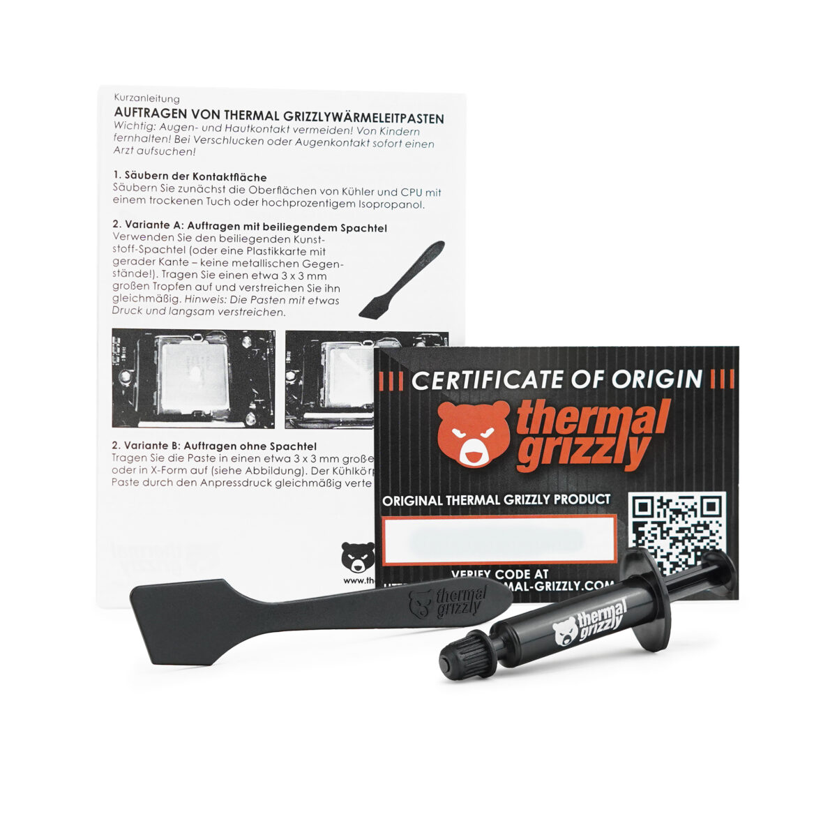 Thermal Grizzly Aeronaut High Performance Heat Sink Thermal Paste 1g - Image 13