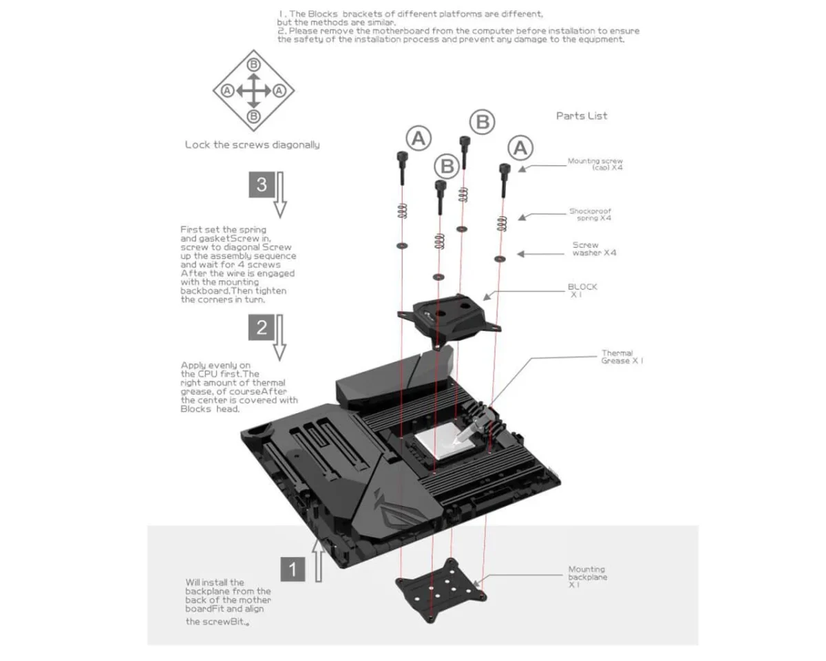 Bykski CPU-XPR-B-I-V2 High-Efficiency CPU Water Cooling Block - for Intel LGA 1200/1700/115x/2011/2066 - Image 5