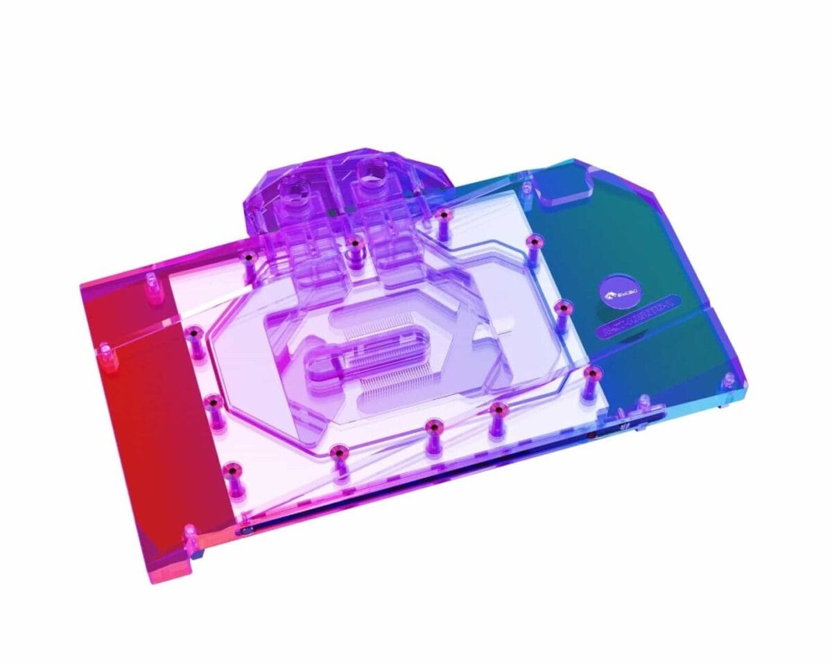 Bykski N-ST4080TQ-X ZOTAC Gaming RTX4080 Trinity Full Coverage GPU Water Block & Backplate - Image 3