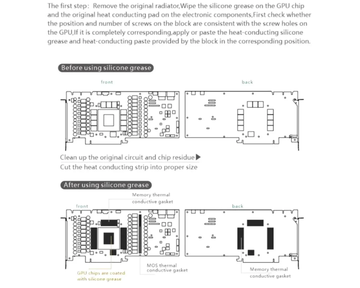 Bykski N-GY3090GAMER-X GALAX GeForce RTX3090/3080 GAMER Graphics Card Water Block - Image 6