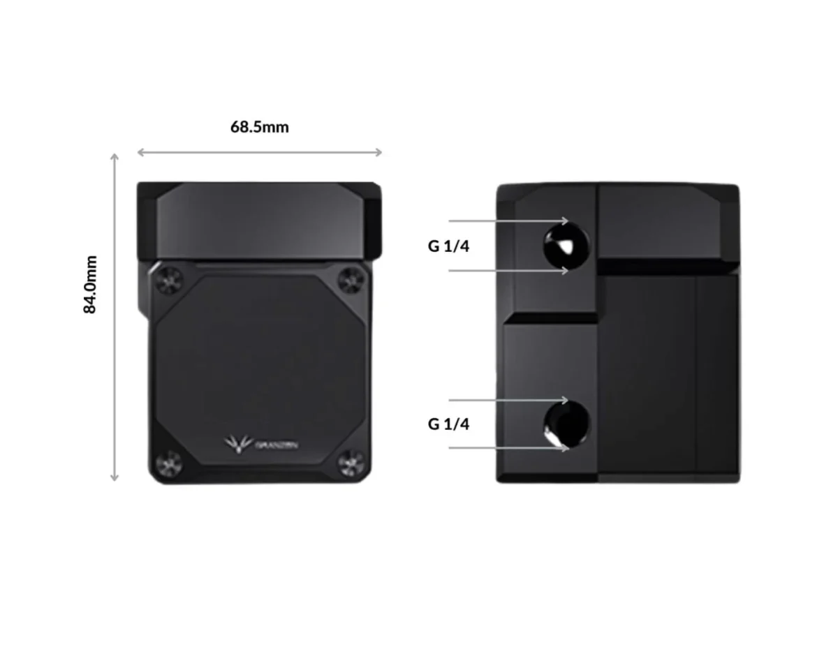 Granzon PWM DDC Style Pump w/ Digital Display - Reservoir Ready (GFMB) - Image 2