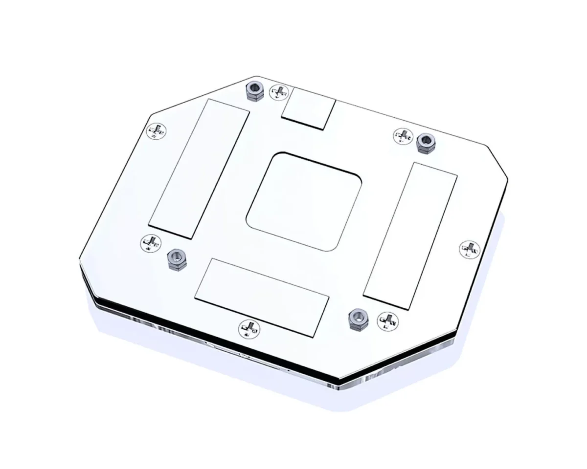 Bykski B-3090TC-X Nvidia RTX 3090 GPU Backside Water Block - for rear mount VRAM - Image 3