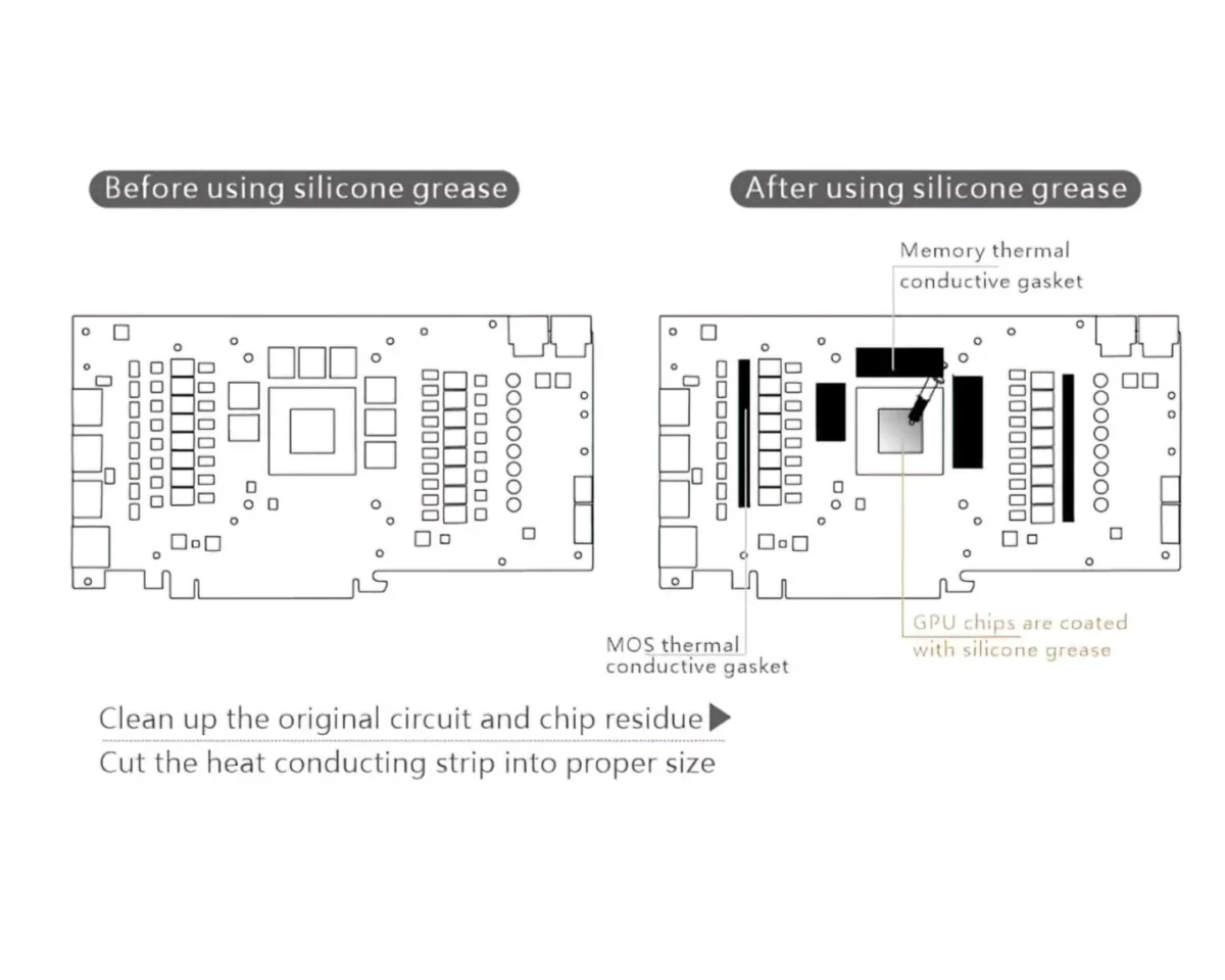 Bykski N-AS3070TITUF-X ASUS TUF RTX3070Ti 8G Gaming Full Coverage GPU Water Block & Backplate - Image 9