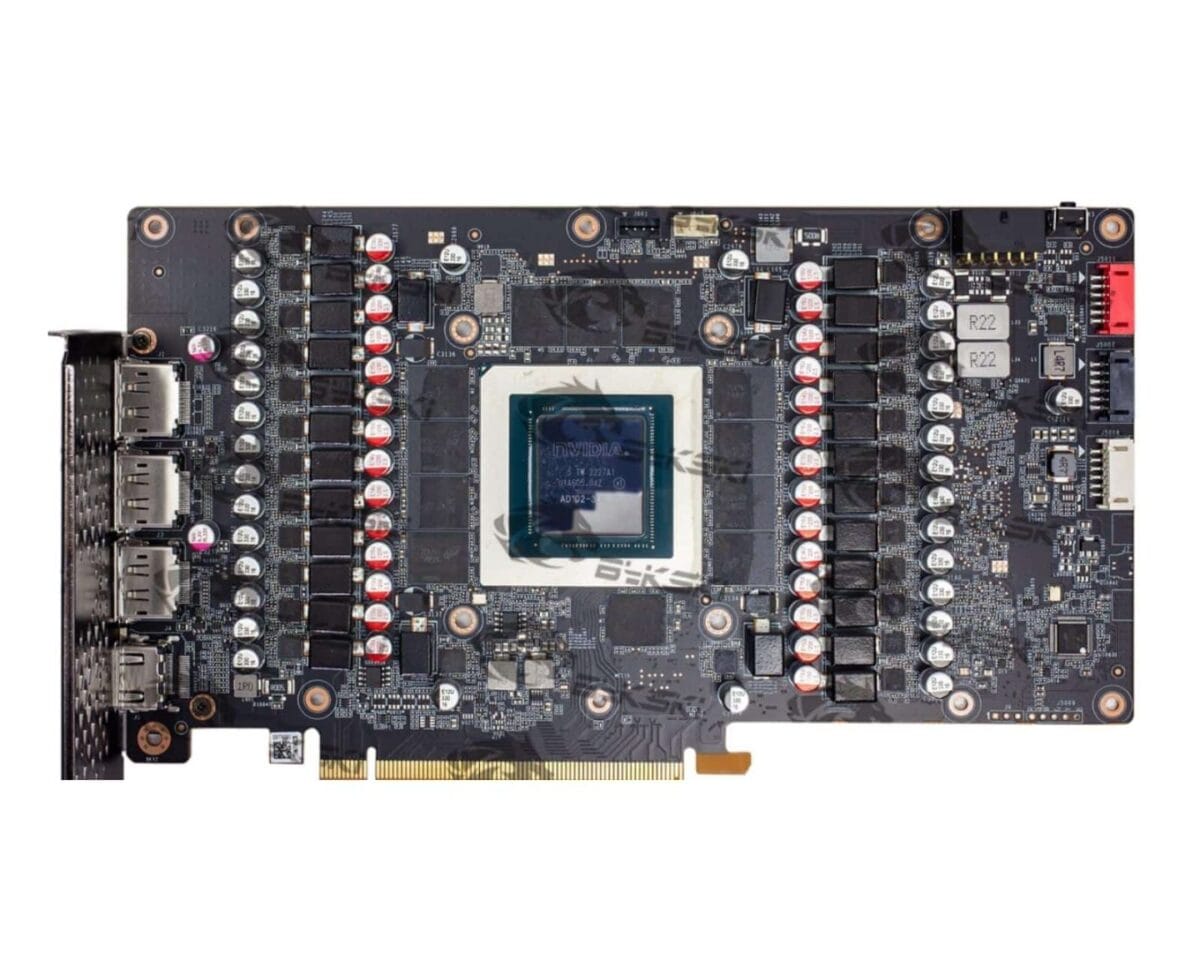 Bykski N-ST4090TQ-X-V2 Zotac Gaming RTX4090 Series Full Coverage GPU Water Block & Backplate - Image 6