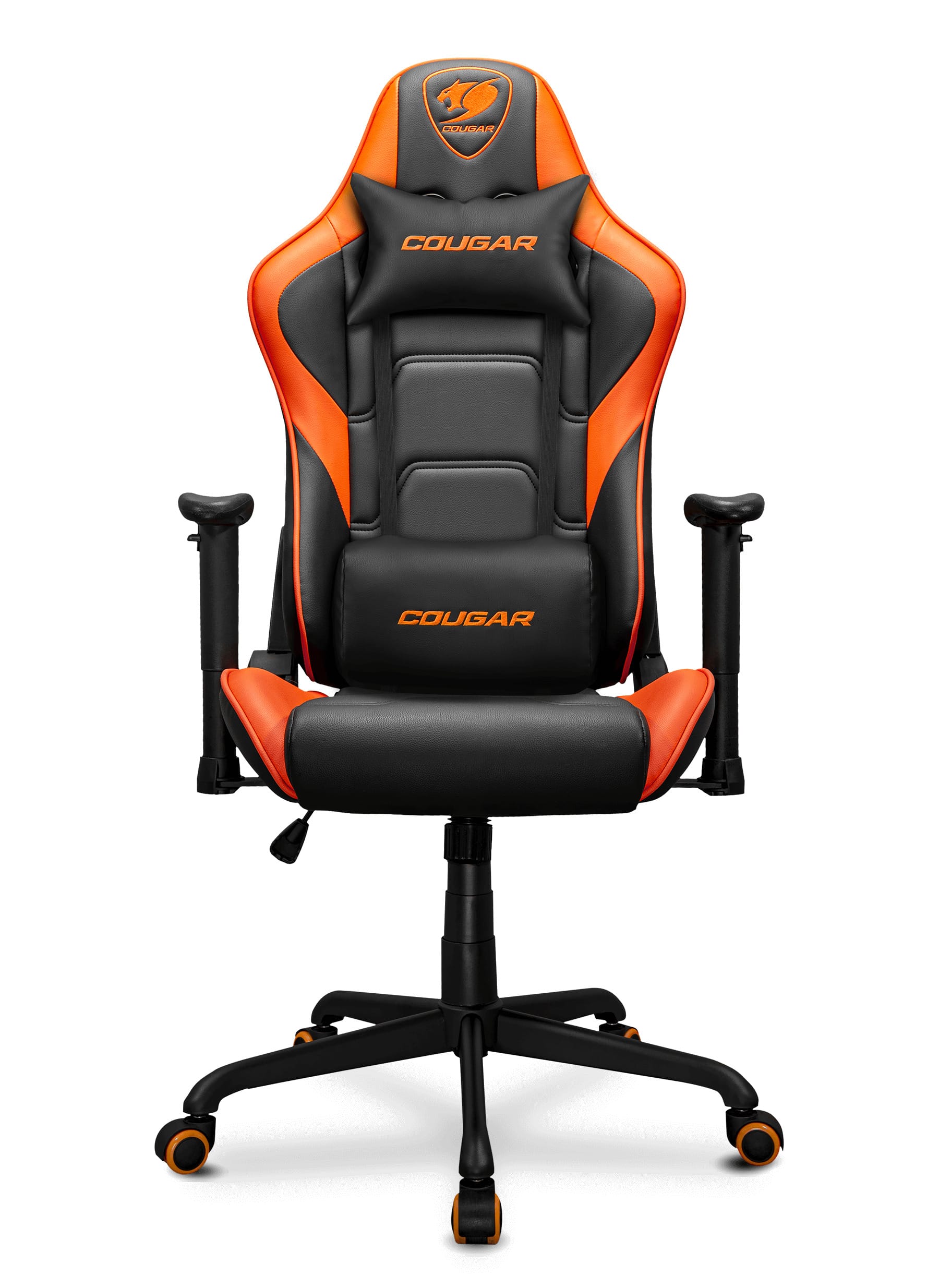 Cougar Armor Elite | Gaming Chair with 160-Degree Recline & 2D Armrests | Orange