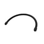 Bykski B-FRD-BHHTJ-X soft tube with G1/4" rotary fittings - 300mm - Black - Image 3