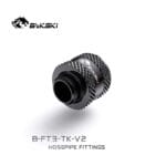 Bykski Flex 10mm ID x 16mm OD Fitting - Black (B-FT3-TK-V2) - Image 2
