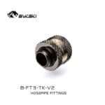Bykski Flex 10mm ID x 16mm OD Fitting - Gun Colour (B-FT3-TK-V2) - Image 2