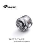 Bykski Flex 10mm ID x 16mm OD Fitting - Silver (B-FT3-TK-V2) - Image 3