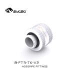 Bykski Flex 10mm ID x 16mm OD Fitting - White (B-FT3-TK-V2) - Image 2