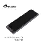 Bykski B-RD420-TN, 420mm Single Row Radiators, 28mm Thickness - Image 2