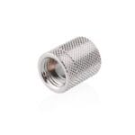 Bykski B-DTSO-N-S G1/4" female-female straight rotary coupler - Silver