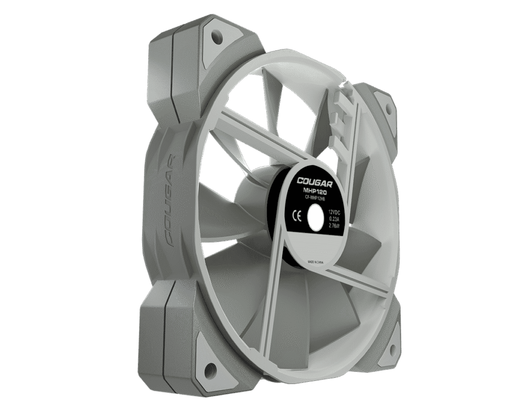 Cougar MHP120, 120mm Radiator Fan (82.48CFM) – White – Vanguard PC