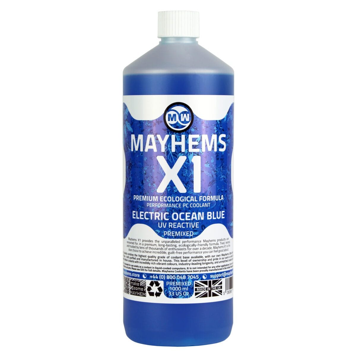 Mayhems X1 UV Blue Premix 1Ltr - Image 2