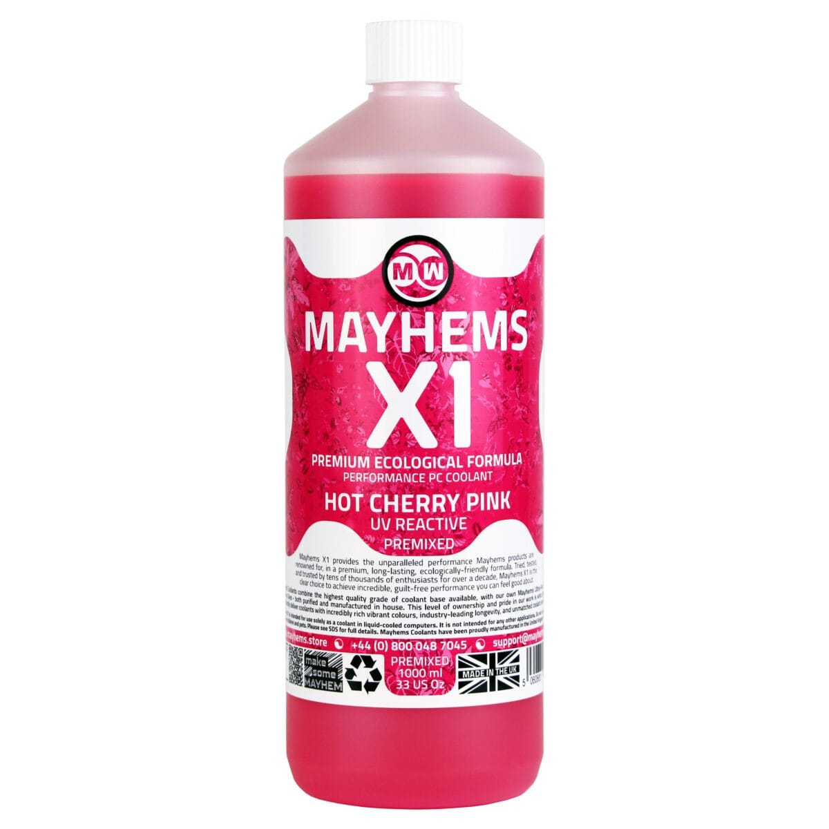 Mayhems X1 UV Pink Premix 1Ltr - Image 2