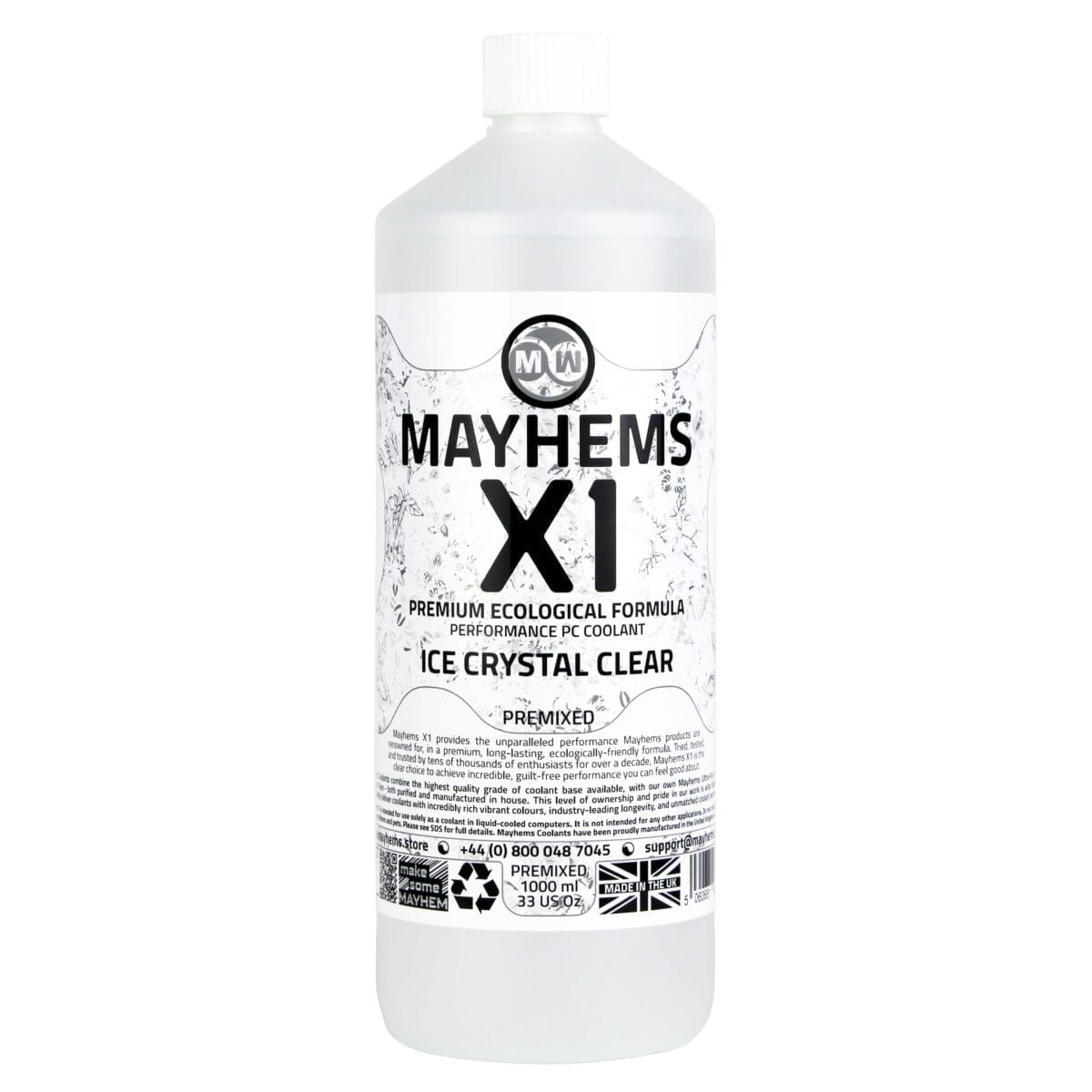 Mayhems X1 Clear Premix 1 Ltr - Image 2
