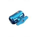 Bykski B-DV-CEV2-B G1/4" female-female drain ball valve - Blue - Image 2