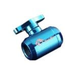 Bykski B-DV-CEV2-B G1/4" female-female drain ball valve - Blue
