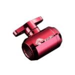 Bykski B-DV-CEV2-R G1/4" female-female drain ball valve - Red