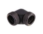 Bykski B-HTJ-DB90-V2-BK 14mm OD 90 degree fitting - Black (Rigid tubing)