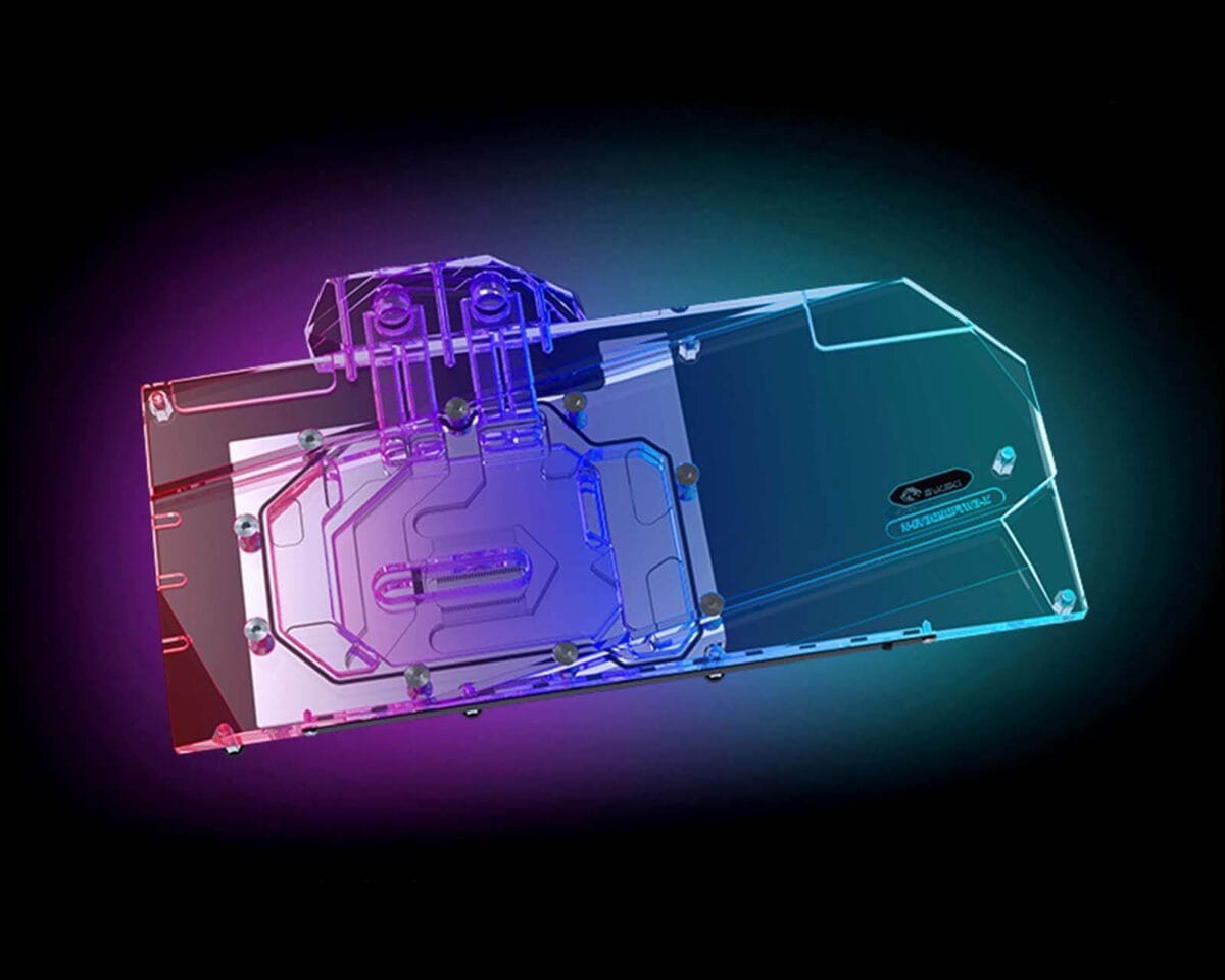 Bykski N-EV3090FTW3-X EVGA RTX3090/3080 FTW3 Ultra Gaming GPU Water Block & Backplate - Image 3