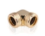 Bykski B-HTJ-DB90-V2-G 14mm OD 90 degree fitting - Gold (Rigid tubing)