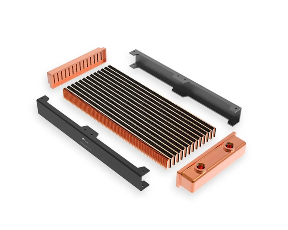 Bykski 240mm x 40mm Copper Radiator (CR-RD240RC-TK-V2) - Image 6