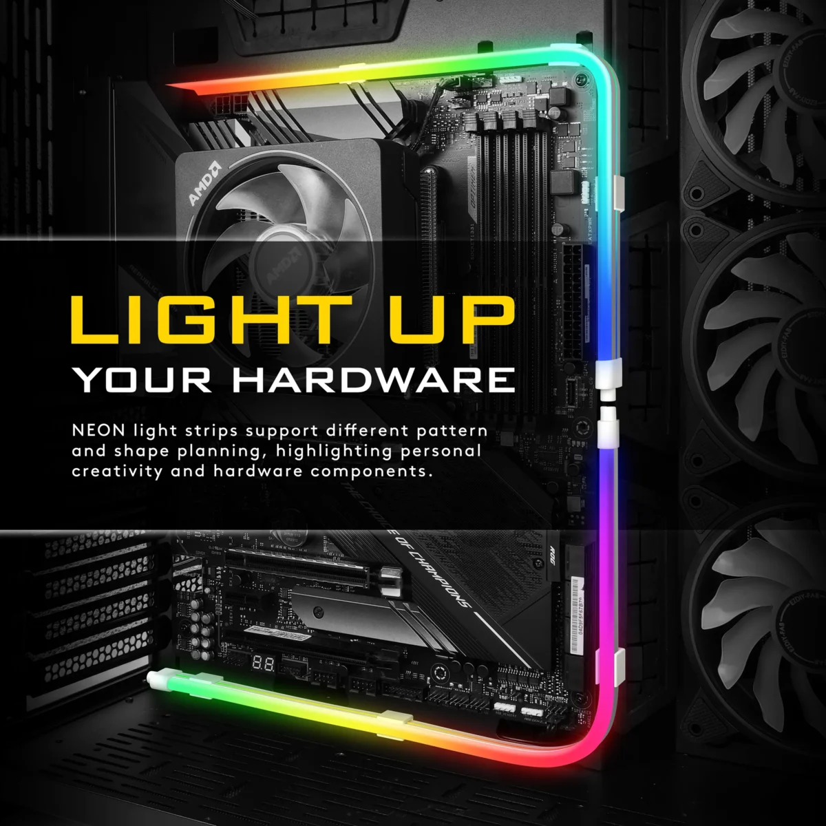 Premium NEON LED STRIPS-2x 400mm - Image 6