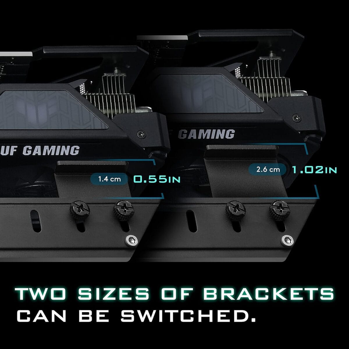 EZDIY-FAB GPU Bracket - Black - Image 3