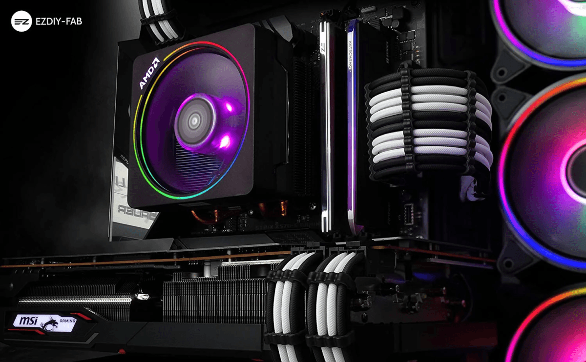 16AWG PSU Cable Extension 6 Cables-Black/White - Image 7