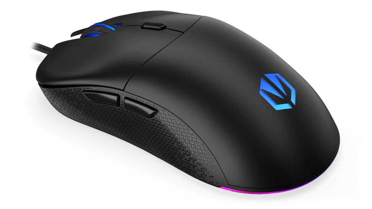 Endorfy GEM Plus PAW3370 Wired Gaming Mouse - Black - Image 2