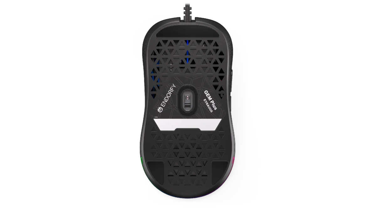 Endorfy GEM Plus PAW3370 Wired Gaming Mouse - Black - Image 7