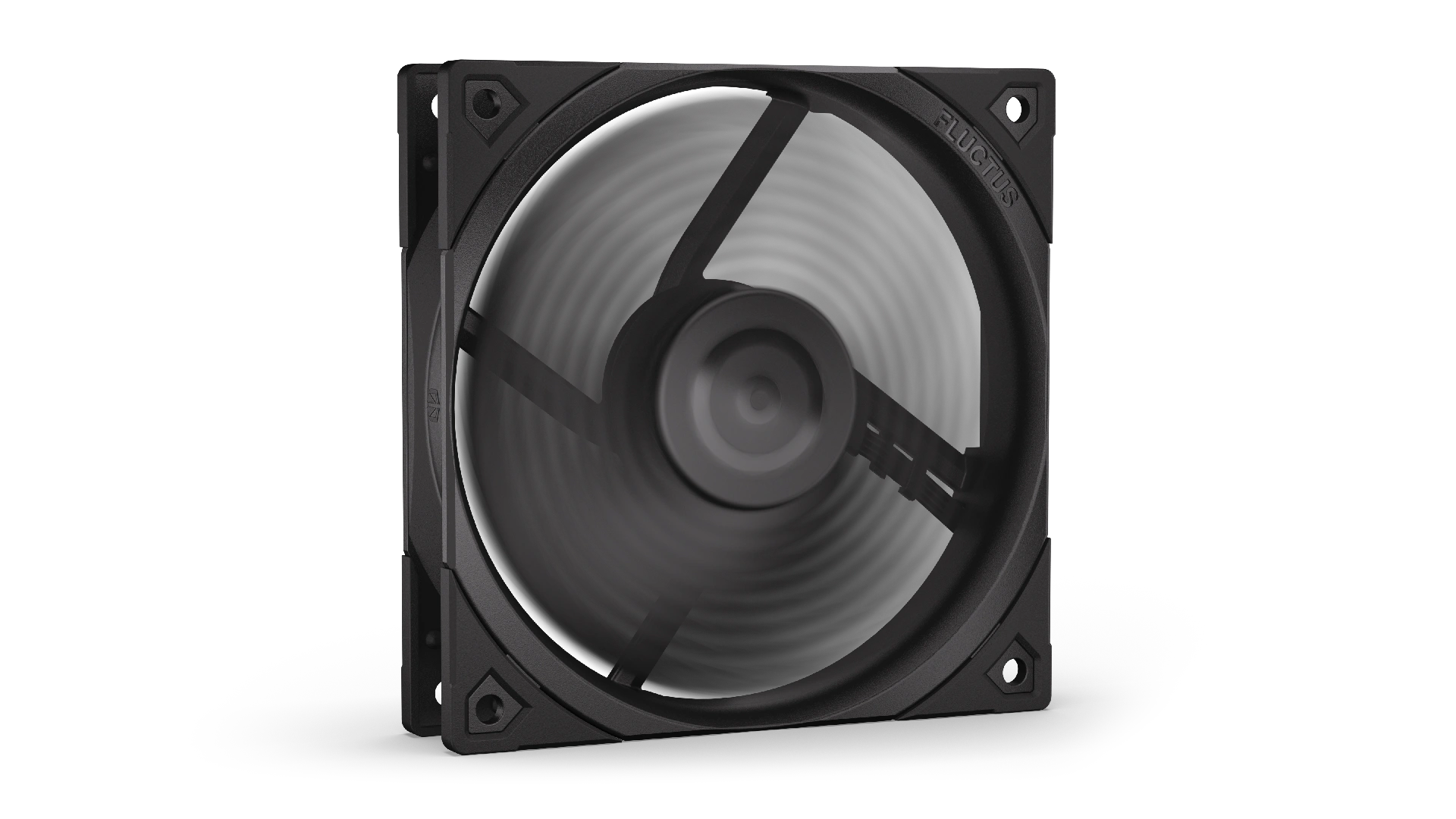 Fluctus 120 Black Endorfy FLUCTUS 120, 120mm PWM Fan (46.2CFM) - Black - Image 1