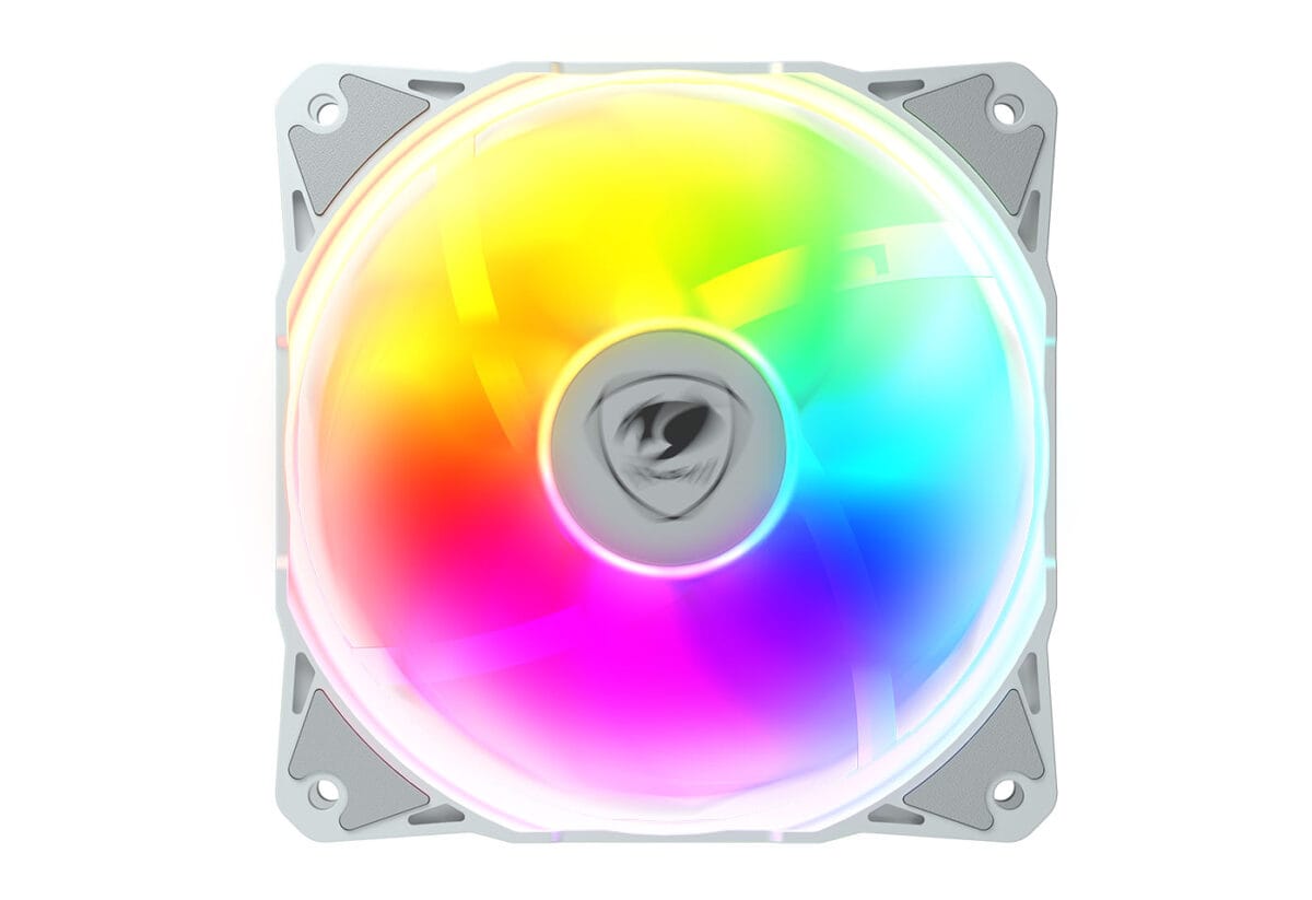 Cougar POSEIDON ELITE ARGB, 240mm AIO Liquid Cooler (62.53CFM, 33.5 dBA) - White - Image 4