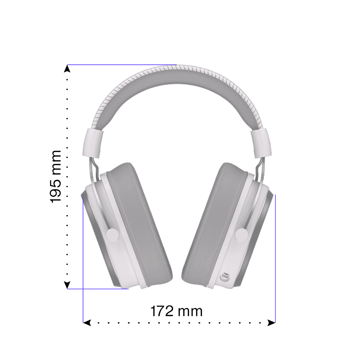 Endorfy Viro Gaming Headphones - Onyx White - Image 14