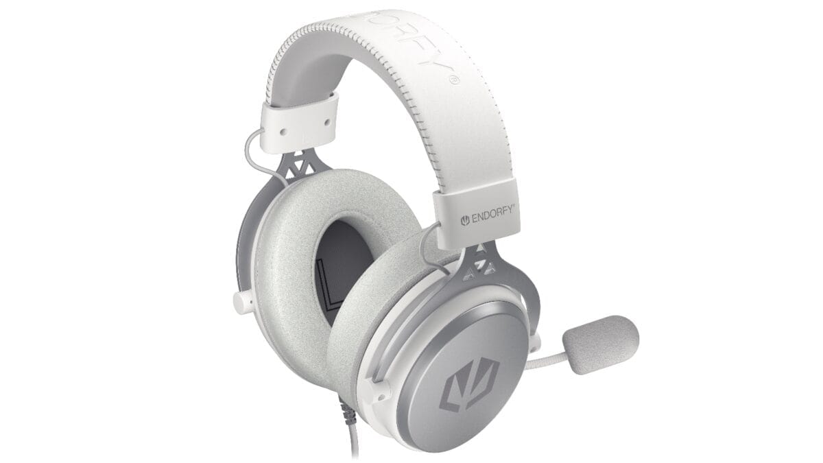 Endorfy Viro Gaming Headphones - Onyx White - Image 11