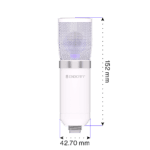 ENDORFY Solum Streaming Microphone & Streaming Boom Arm Kit - Onyx White - Image 12