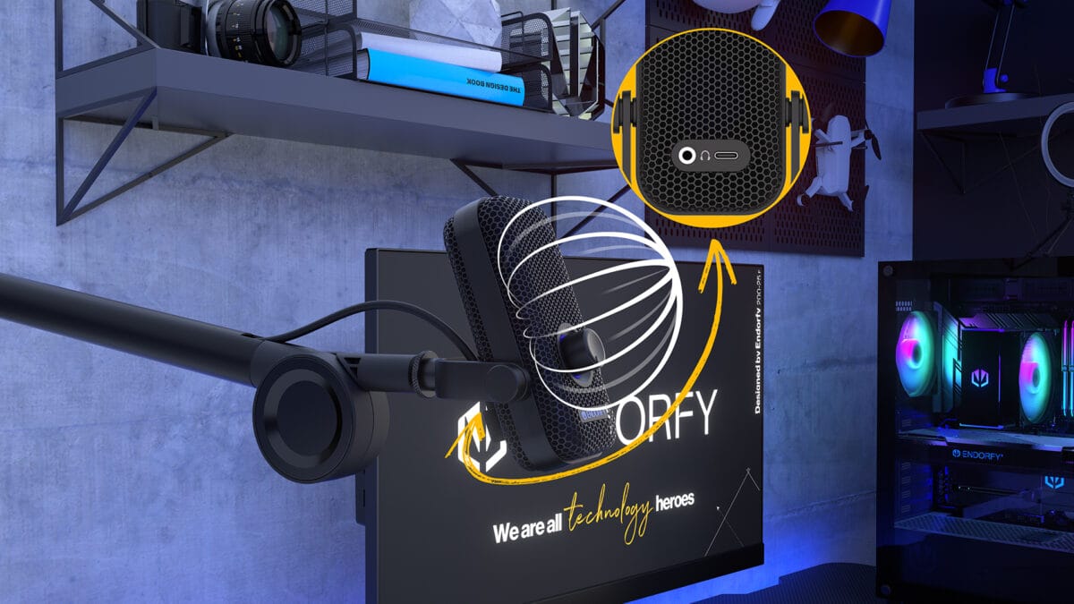 Endorfy SOLUM Voice Condenser Microphone & Arm - Image 17