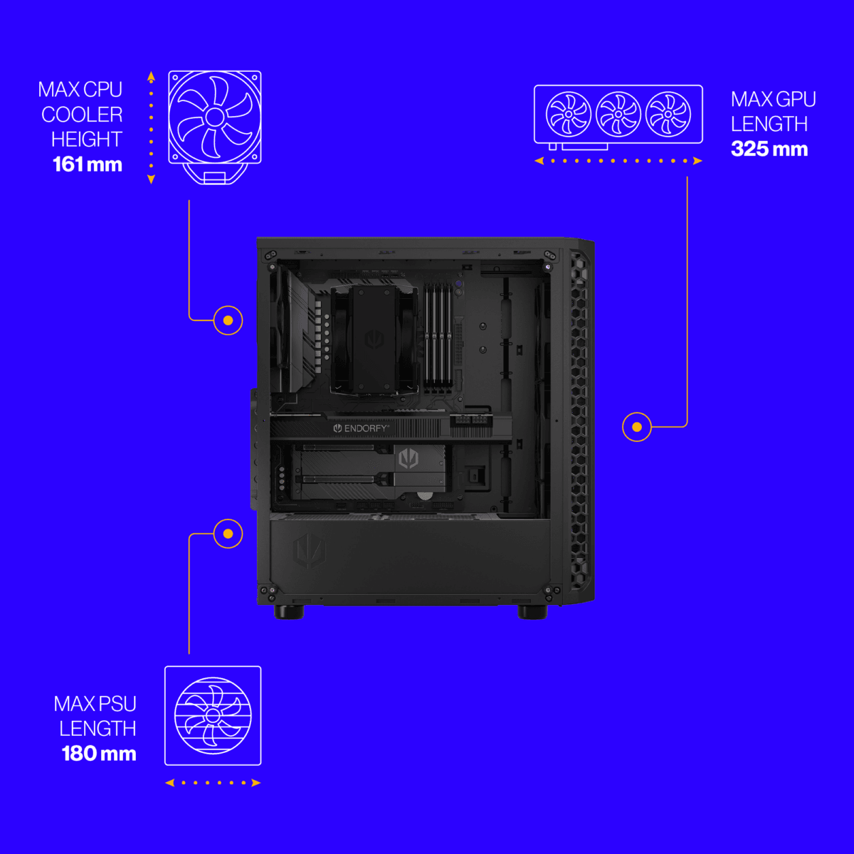Endorfy SIGNUM 300 Air Mid Tower Computer Case - Image 21