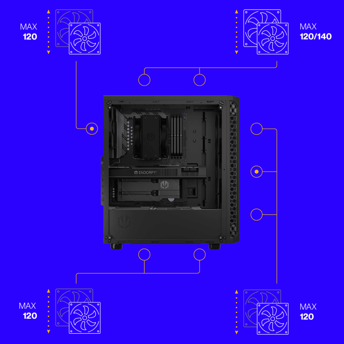 Endorfy SIGNUM 300 Air Mid Tower Computer Case - Image 22