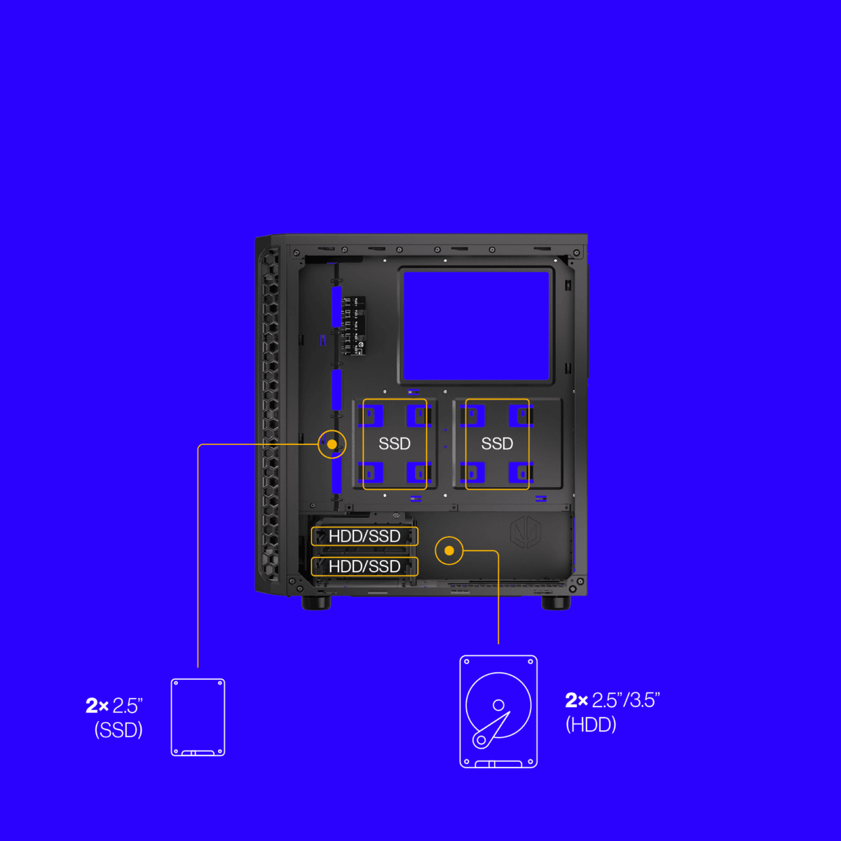 Endorfy SIGNUM 300 Air Mid Tower Computer Case - Image 24