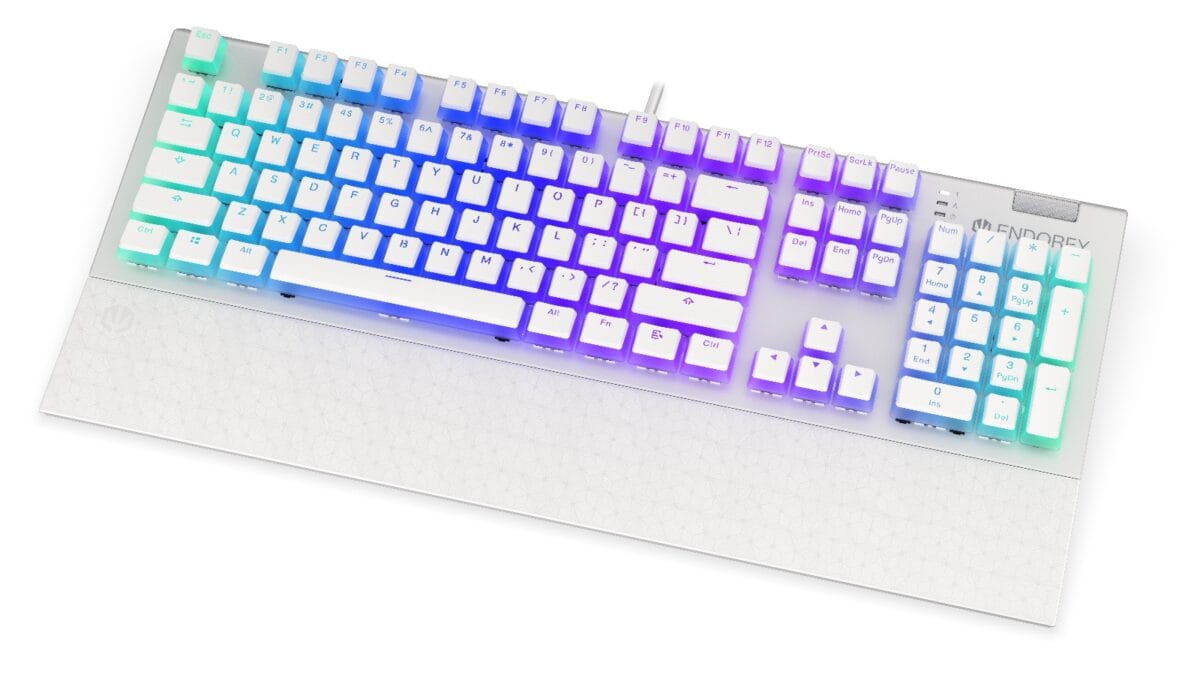 Endorfy OMNIS Onyx White Pudding Mechanical Wired Gaming Keyboard - Image 12