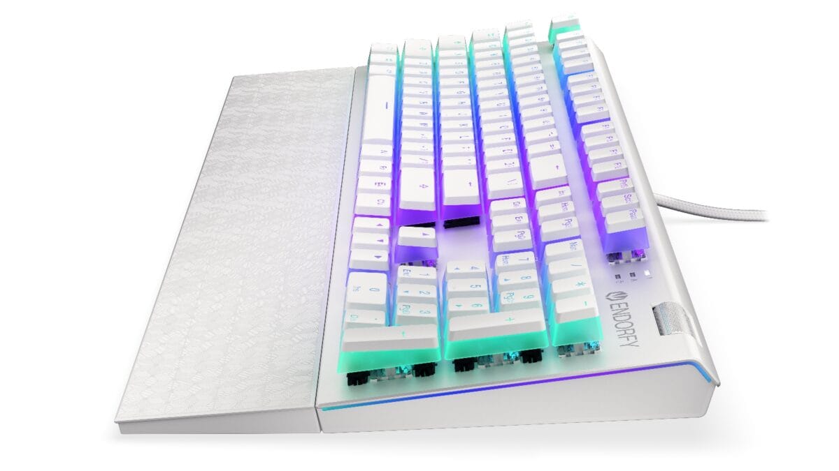 Endorfy OMNIS Onyx White Pudding Mechanical Wired Gaming Keyboard - Image 3
