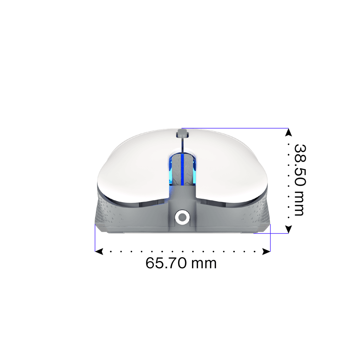 Endorfy GEM Onyx White Gaming Mouse - Image 3