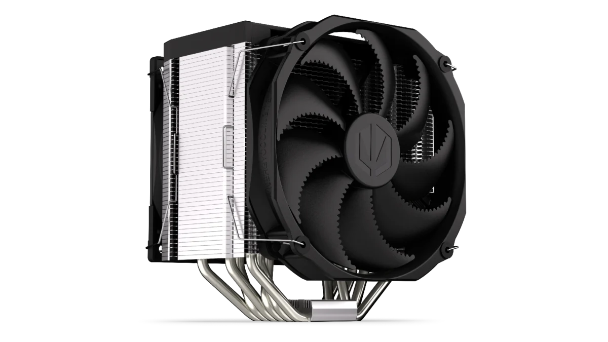 Endorfy FORTIS 5, Dual Fan (140mm, 51.9CFM & 120mm, 41.8CFM) Tower Cooler (220W TDP) - Black - Image 2