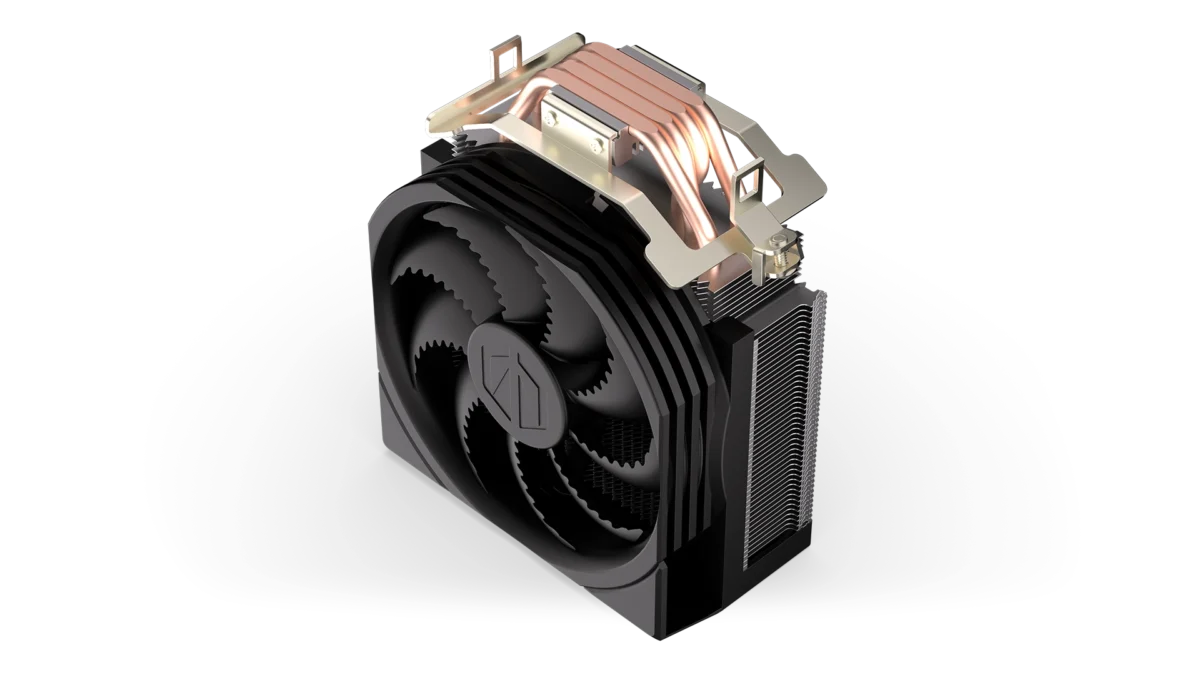 Endorfy SPARTAN 5 MAX, Fluctus 120mm (41.8CFM) Tower Cooler (180W TDP) - Black - Image 4