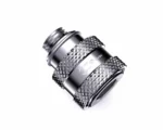 Bykski CC-HP-X-V4-S G1/4" male-female pull drain valve - Silver