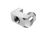 Bykski CC-HR-15-X-S G1/4" male-female supported rotary offset fitting - Silver